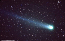 Хвост кометы Хиякутаке